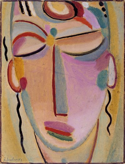 Mystical Head: Meditation by Alexej von Jawlensky