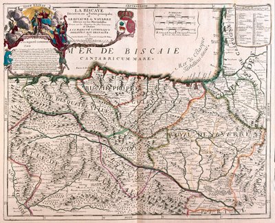 Gulf of Biscay and Navarre, Spain by Alexis Hubert Jaillot