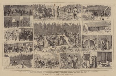 A Trip with the Hop Pickers by Alfred Chantrey Corbould