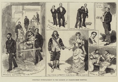 Christmas Entertainment to the Patients at Charing-Cross Hospital by Alfred Courbould