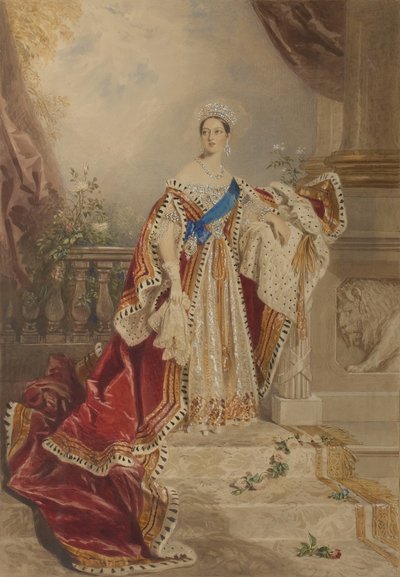 Queen Victoria of England by Alfred Edward Chalon