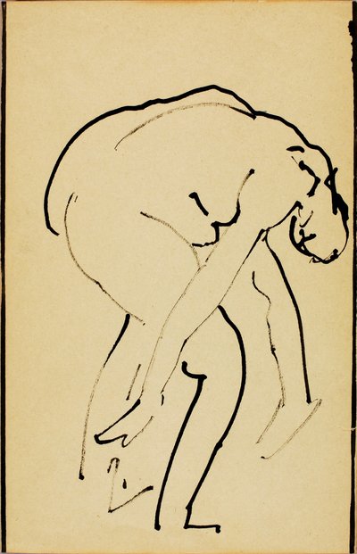 Bending Nude by Alfred H. Maurer