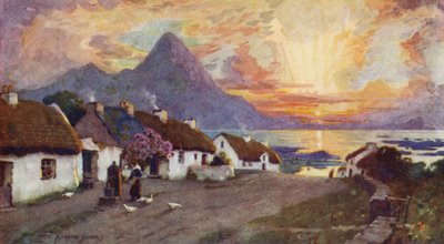 Croagh Patrick and Clew Bay, Westport, County Galway by Alfred Heaton Cooper