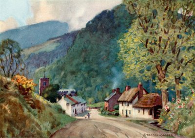 Crowcombe, in the Quantocks by Alfred Heaton Cooper