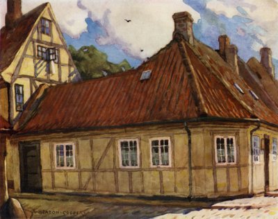 Denmark: Odense, The Birthplace of Hans Andersen by Alfred Heaton Cooper