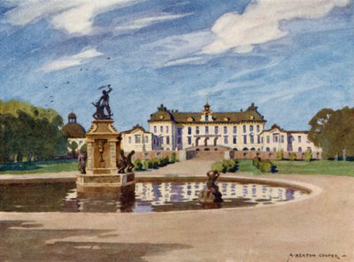 Drottningholm Palace, Stockholm by Alfred Heaton Cooper