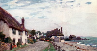 Porlock Weir by Alfred Heaton Cooper