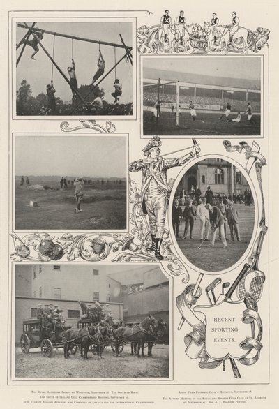 Recent Sporting Events by Alfred Hugh Fisher