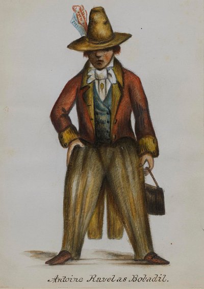 Antoine Ravel as Bobadil by Alfred Jacob Miller