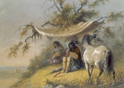Arapahos by Alfred Jacob Miller