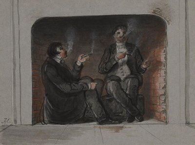 Cigar Smokers by Alfred Jacob Miller