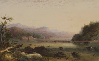 Green River - Oregon by Alfred Jacob Miller