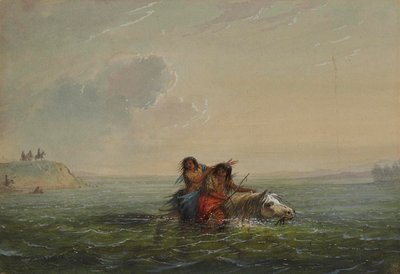 Indian Elopement by Alfred Jacob Miller