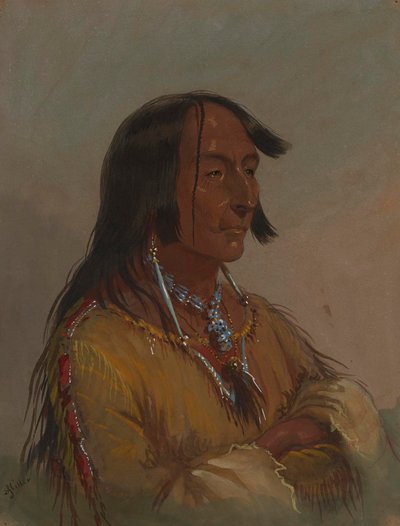 Shim-a-co-che, Crow Chief by Alfred Jacob Miller