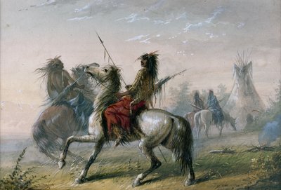 Snake Indians by Alfred Jacob Miller