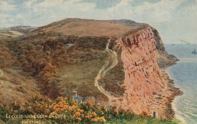 Ecclesbourne Glen and Cliffs, Hastings by Alfred Robert Quinton