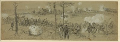 June 2nd Position Near Cold Harbor - Rifle Pits in the Front by Alfred Rudolph Waud
