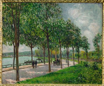Chestnut Tree Avenue by Alfred Sisley