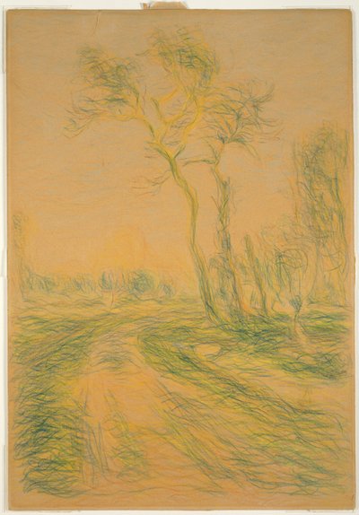 Landscape with Trees by Alfred Sisley