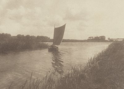 A Dutch Waterway by Alfred Stieglitz