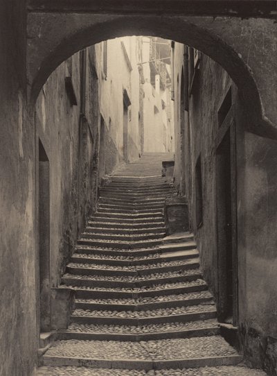 A Street in Bellagio by Alfred Stieglitz