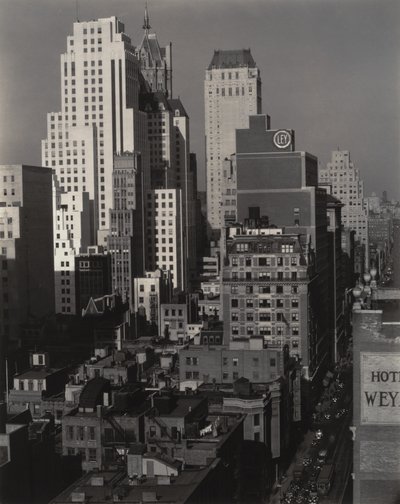 From My Window at An American Place, North by Alfred Stieglitz