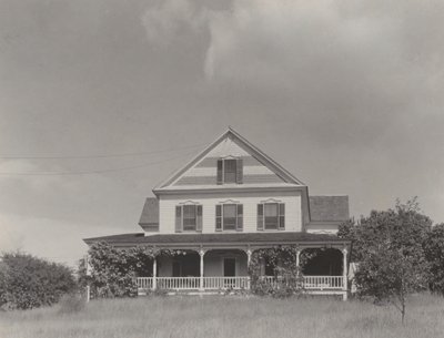 House on the Hill, Lake George by Alfred Stieglitz