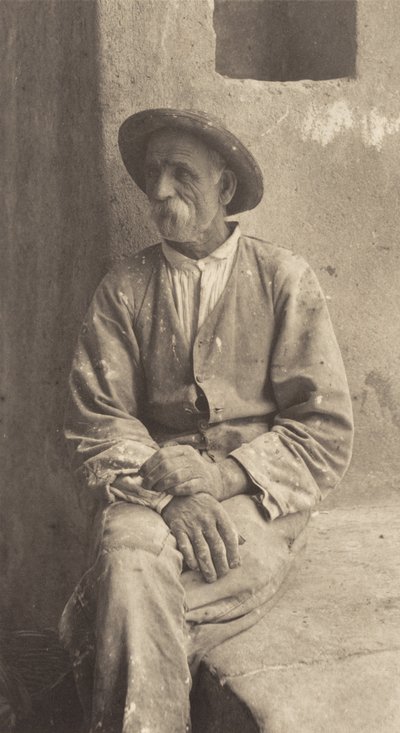 Italian Mason, Bellagio by Alfred Stieglitz
