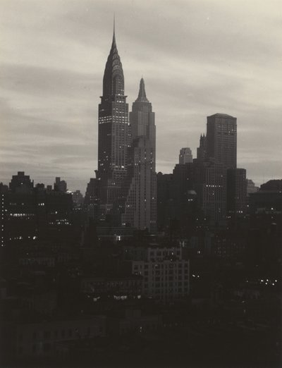 New York from 405 East 54th Street by Alfred Stieglitz
