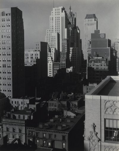 New York from An American Place by Alfred Stieglitz