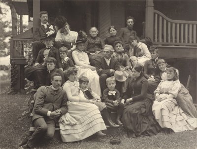 Stieglitz Family at Oaklawn, Lake George by Alfred Stieglitz