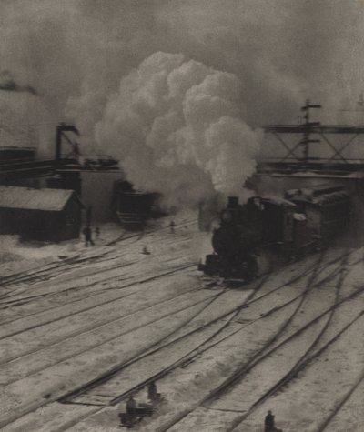 The Railroad Yard, Winter by Alfred Stieglitz