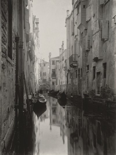 Venetian Canal by Alfred Stieglitz