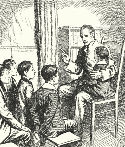 General Charles George Gordon telling ragged boys in Gravesend stories from English history by Alfred Wallis Mills
