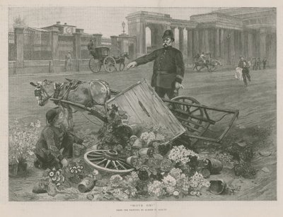 Move On by Alfred William Strutt