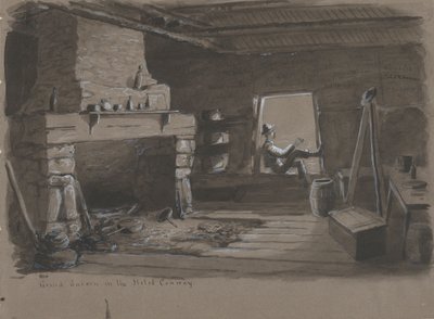 Grand Saloon in the Hotel Conway by Alfred Wordsworth Thompson