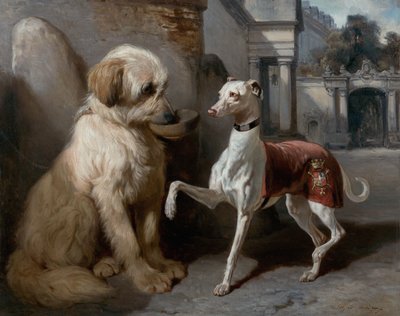 Rich and Poor by Alfred De Dreux