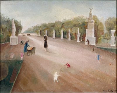 In the Luxembourg Garden by Alice Bailly