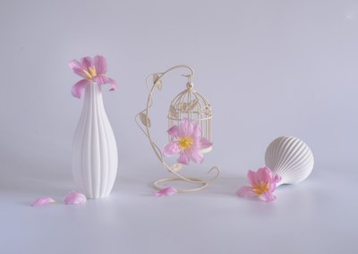 Delicate Floral Still Life by Alice Sheng
