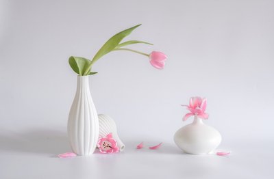 Soft Pink Tulip Arrangement by Alice Sheng
