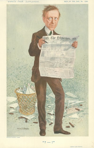 James Louis Garvin by Alick P. F. Ritchie