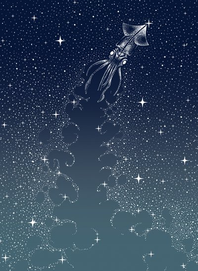 Celestial Squid Ascent by Alirıza ÇAKIR