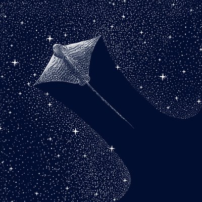 Cosmic Eagle Ray by Alirıza ÇAKIR