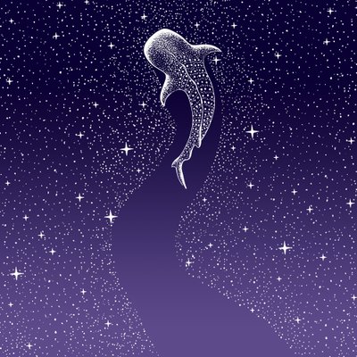 Star Eater Dark Blue To Purple Grad by Alirıza ÇAKIR