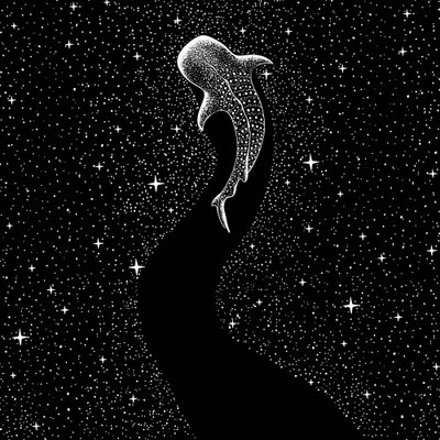 Starry Whale Shark Journey by Alirıza ÇAKIR