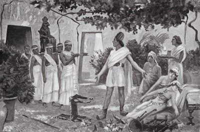 Cure of the Hittite Princess who was possessed by a Devil by Allan Stewart
