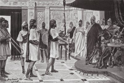 Midas of Phrygia arranging an Alliance with Urartu by Allan Stewart