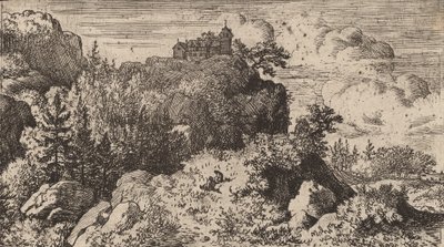 Firs in the Defile by Allart van Everdingen