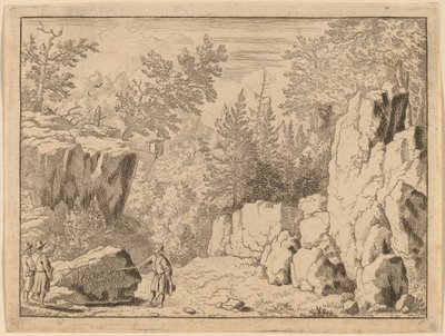 The Inscription on the Rock by Allart van Everdingen