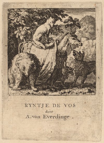 The Triumph of Reynard, probably c. 1645-1656 by Allart van Everdingen